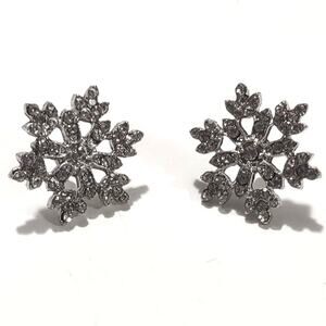 Winter Snowflake Earrings Rhinestone Stainless Christmas Birthday Gift New!!!